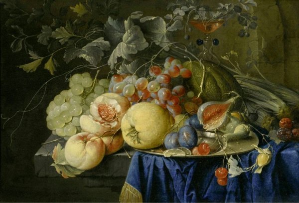Ян Давидс де Хем натюрморт