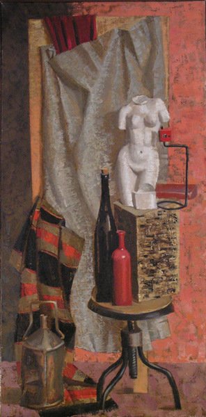 Натюрморт с гипсовой головой