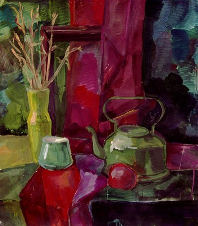 Контраст красного и зеленого в живописи