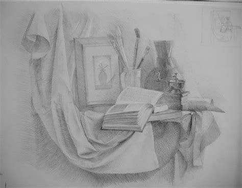 Натюрморты карандашом Юрий Кушевский