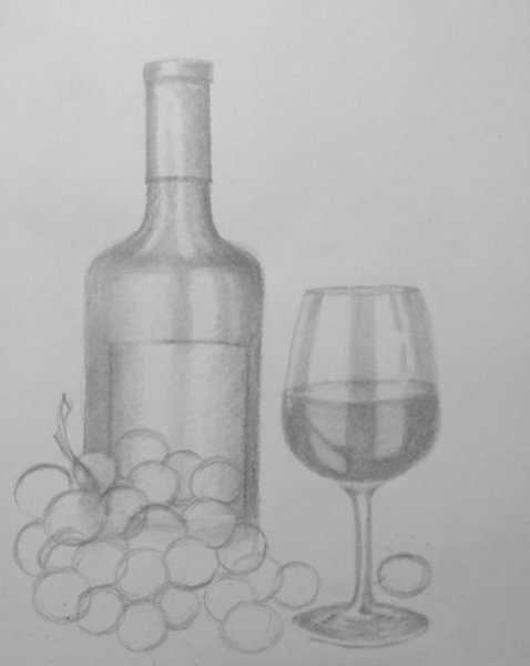 Графин карандашом