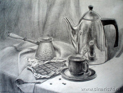 Чайник в графике