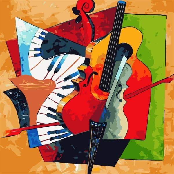 Музыкальный натюрморт легкий