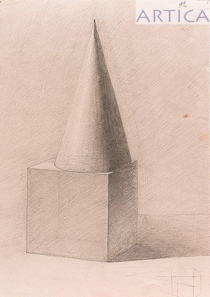 Куб и конус