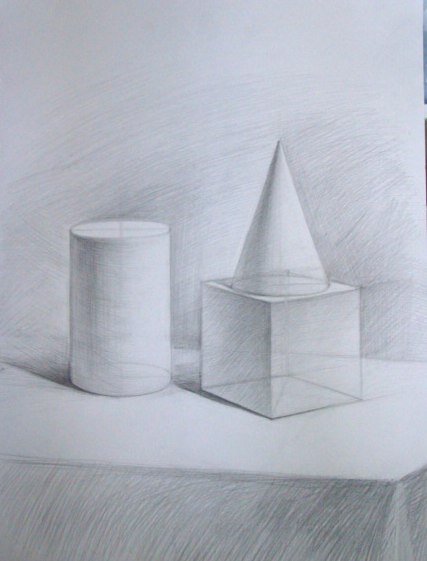 Штриховка геометрических тел