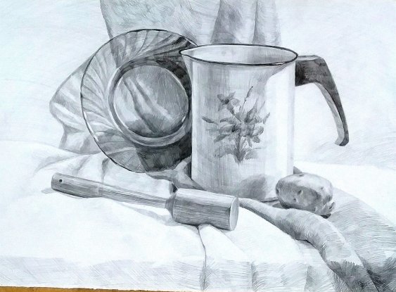 Рисование стеклянных предметов