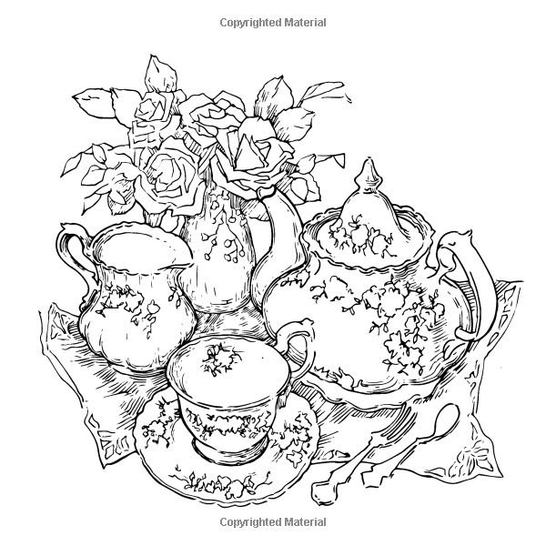 Натюрморт с посудой для детей