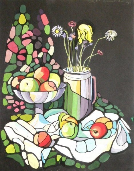 Стилизованный натюрморт Пикассо