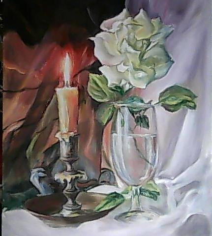 Натюрморт со свечой карандашом (41 фото)