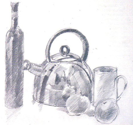 Чайник с натуры