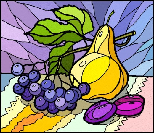 Стилизованный натюрморт