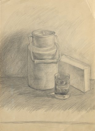 Рисование натюрморта из предметов быта.