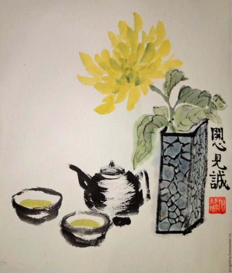 Японский натюрморт в живописи