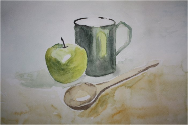 Натюрморт рисунок карандашом
