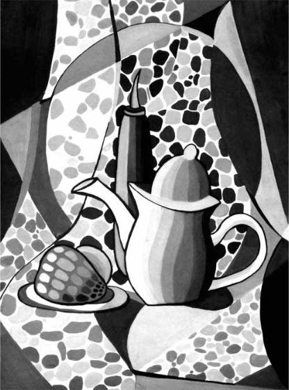 Натюрморт в графике студия Матисс