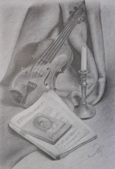 Натюрморт с музыкальными инструментами