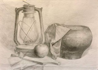 Натюрморт карандашом
