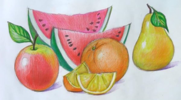 «Натюрморт с дыней и фруктами», 1616 Франс