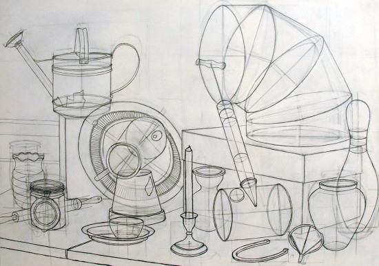 Натюрморт с интересной перспективой