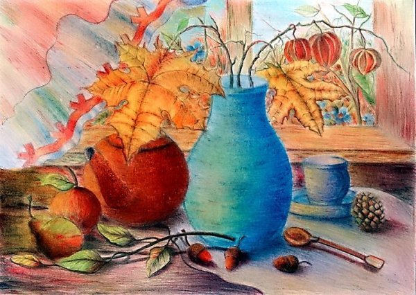 Осенние овощи раскраска