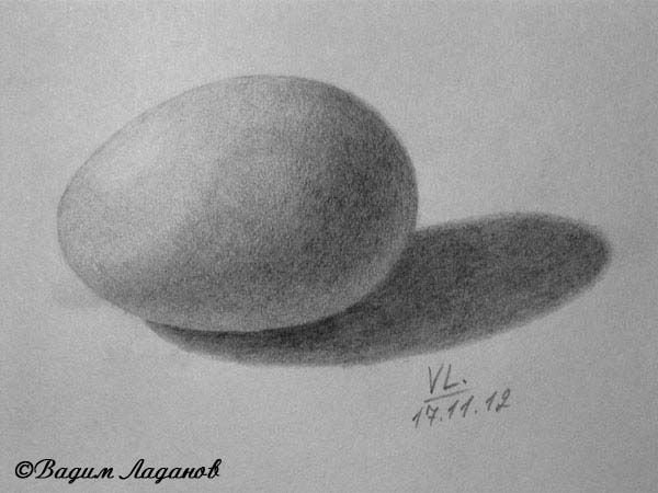 Яйцо карандашом Андрияка