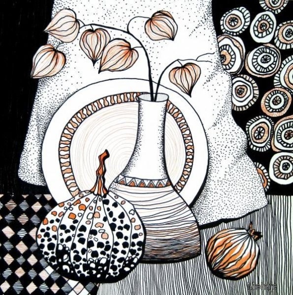 Кофанов а. декоративный натюрморт эстамп