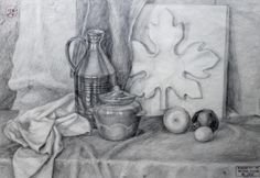 Натюрморт с гипсовым предметом