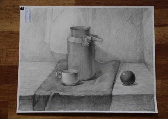 Кувшин карандашом