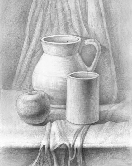 Рисование с натуры натюрморт