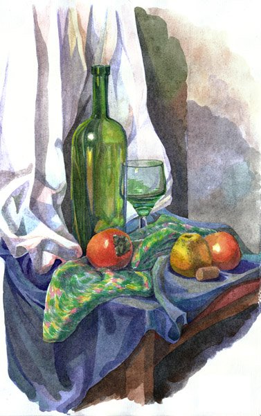 Натюрморт гризайль Академия художеств