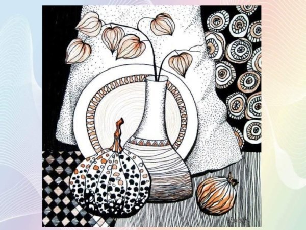 Натюрморт простой для детей