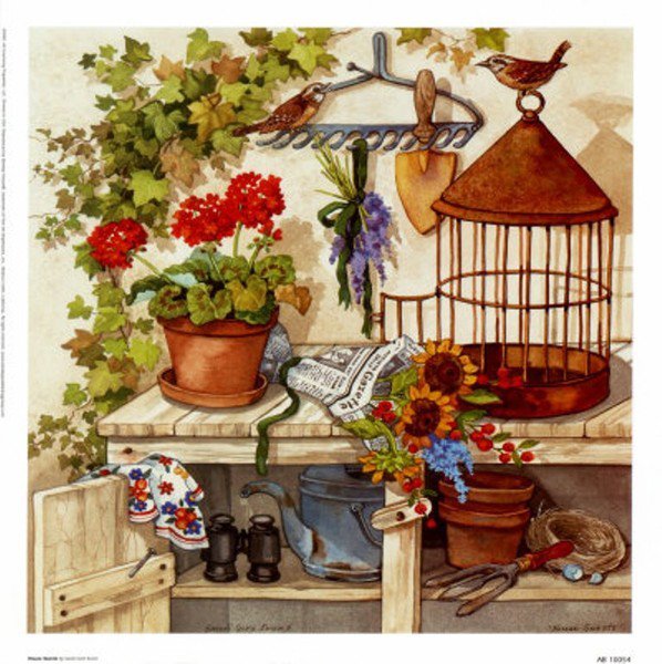 Тематический натюрморт в графике