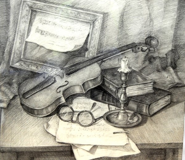 Ванитас натюрморт карандашом (48 фото)