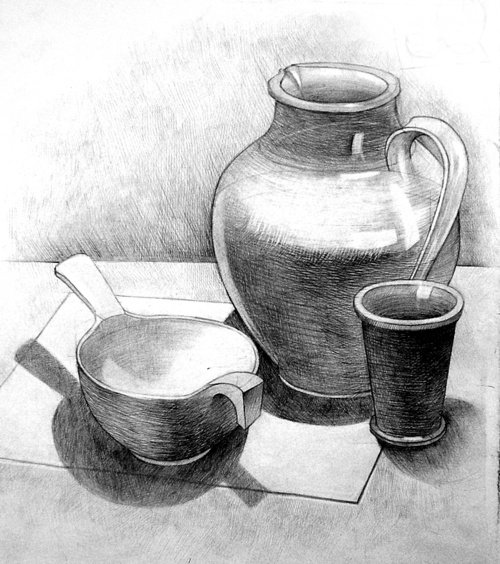 Кухонная утварь для срисовки