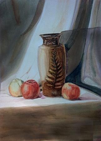 Кувшин карандашом