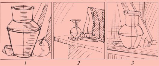Правильная компоновка натюрморта