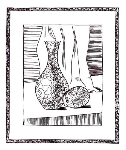 Линия, графические упражнения по рисованию