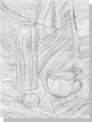 Графический натюрморт лёгкий