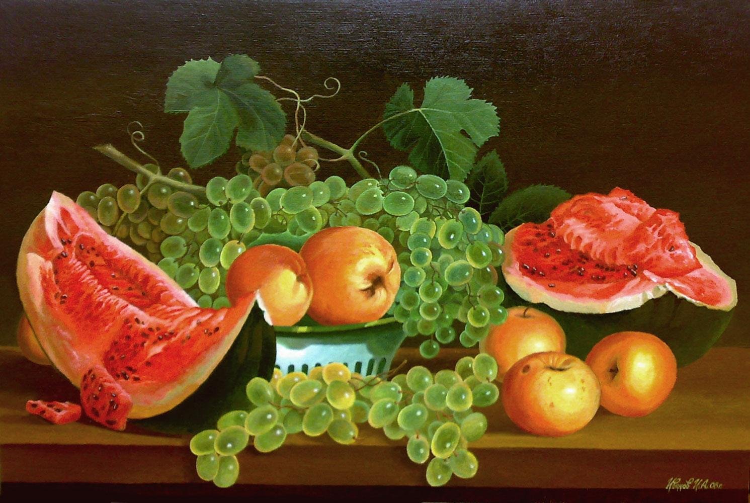 Картины натюрморты с фруктами и овощами