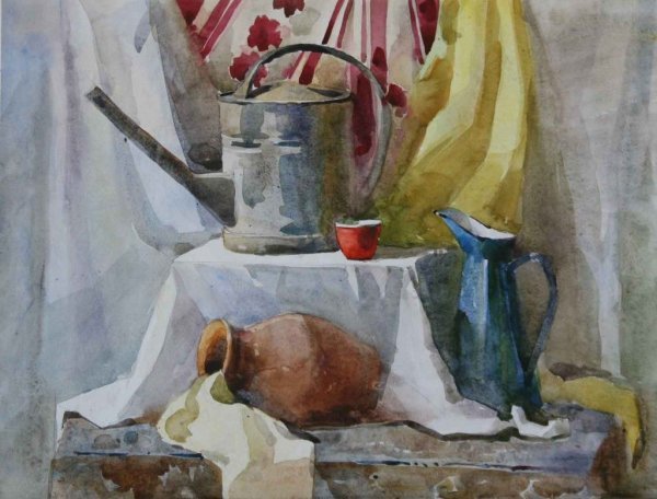 Академическая живопись натюрморт маслом Строгановка