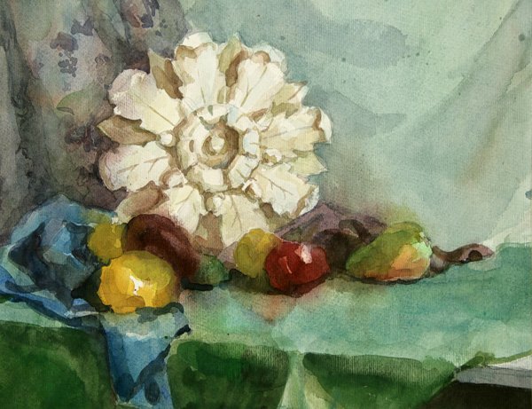 Академический рангтасвир натюрморт акварель