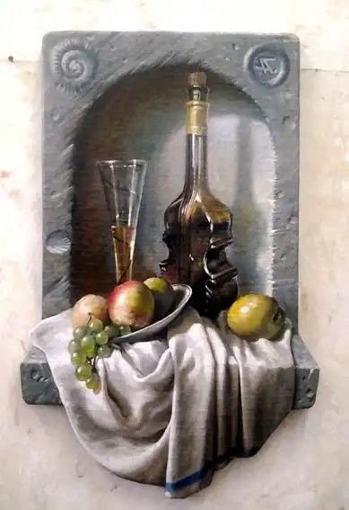 Натюрморт в нише живопись