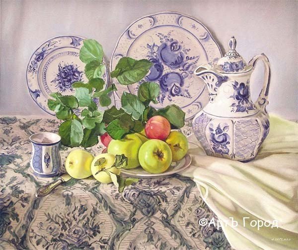 Батаршина натюрморт Гжель