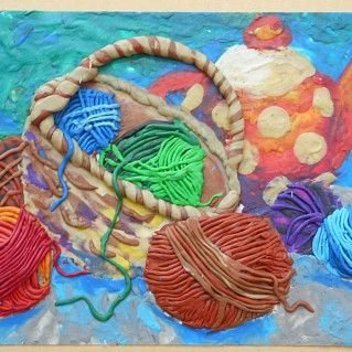 Натюрморт из пластилина