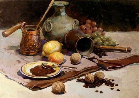Кофейный натюрморт в живописи