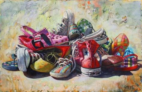 Картины с обувью