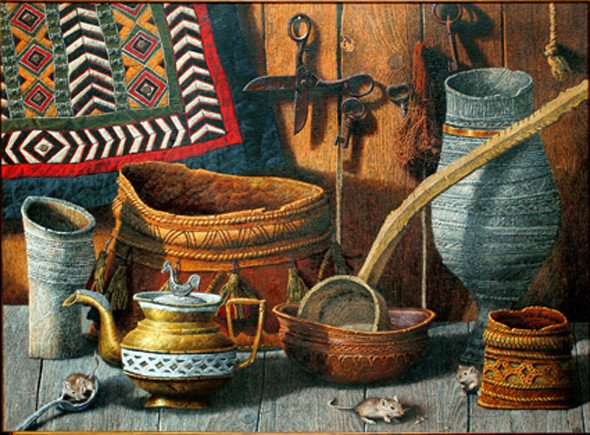 Якутский натюрморт живопись Лукина