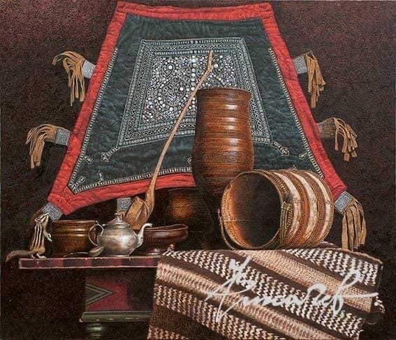 Лукина Марианна Якутская утварь натюрморт