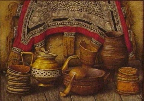 Якутский натюрморт живопись Лукина