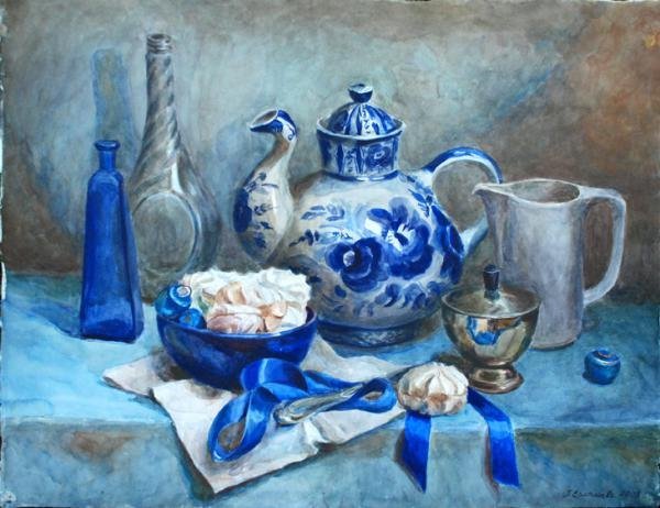 Батаршина натюрморт Гжель
